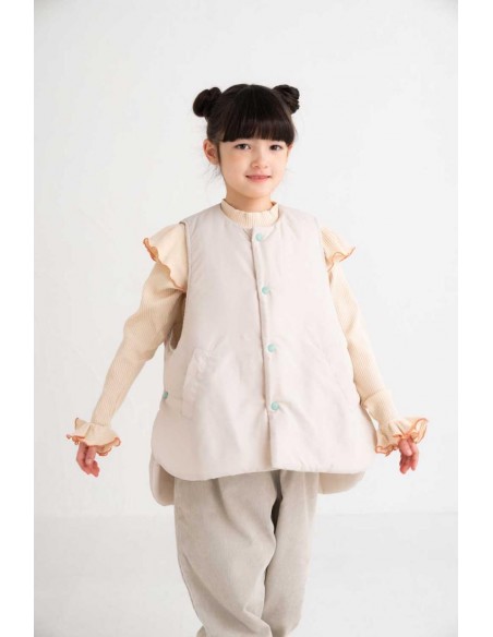 Batting vest 24AW(ivory)