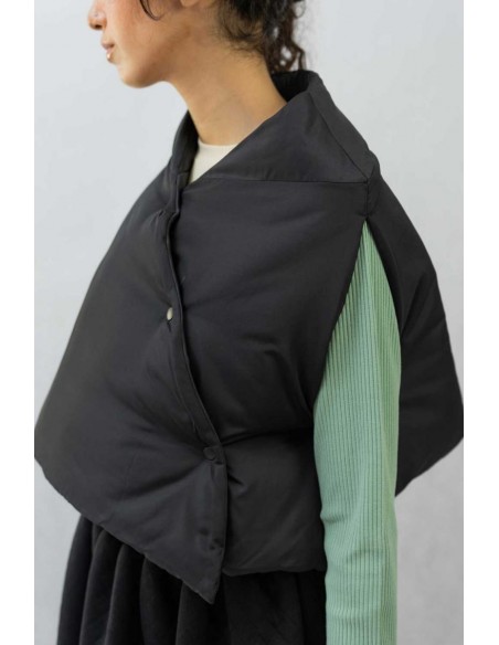 Cape vest(black)