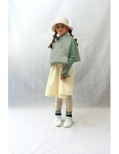 Cape vest(mos green) 2
