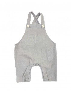 Baby over-all(white grey) 2
