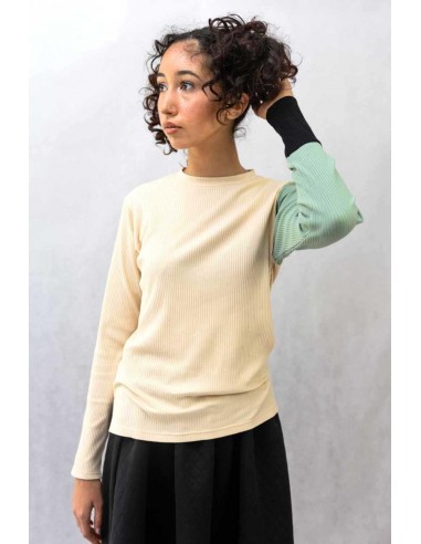 Garcon tops(white beige) F