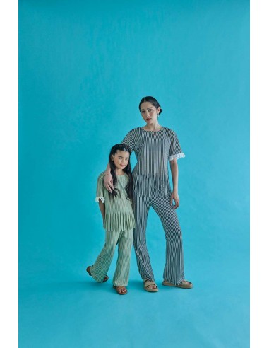 KAYO pants(ivory x mosgreen) F