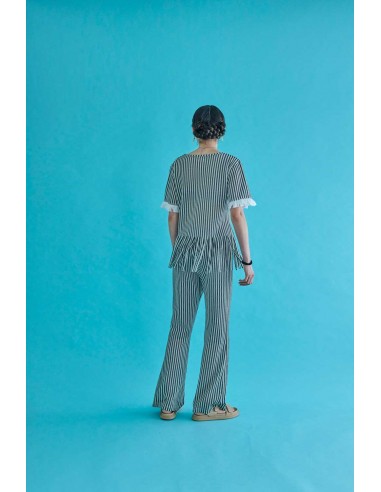 Fringe tops(black x ivory) F