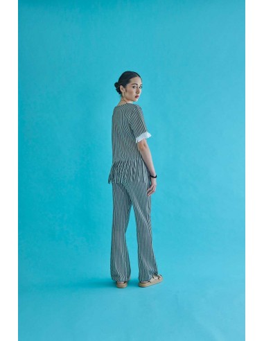 Fringe tops(black x ivory) F