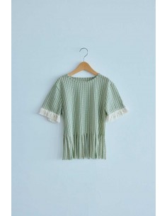 Fringe tops(ivory x mos...