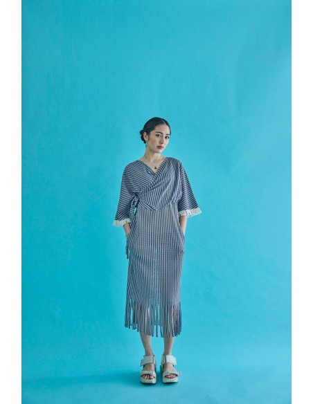 Aran one-piece(brown x mizuiro)