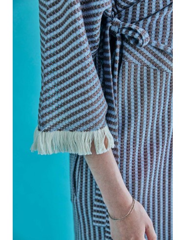 Aran one-piece(brown x mizuiro)