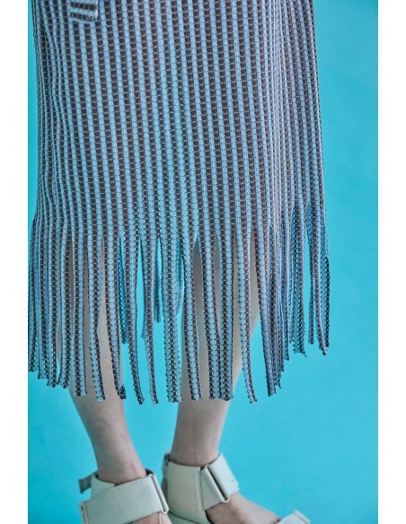 Aran one-piece(brown x mizuiro)