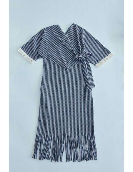 Aran one-piece(brown x mizuiro)