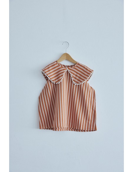 Pon tops(akasha stripe)