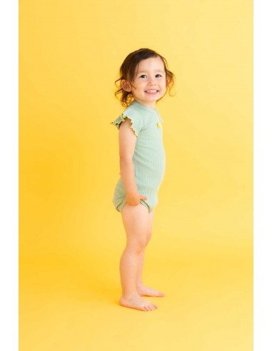 Frill summer baby (mos green)