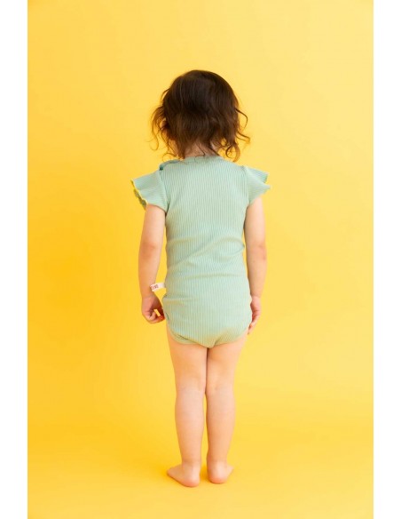 Frill summer baby (mos green)