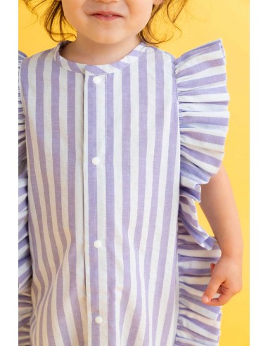 Angel rompas (purple stripe)
