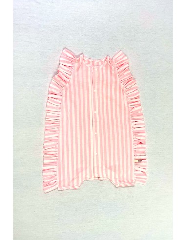 Angel rompas (pink stripe)