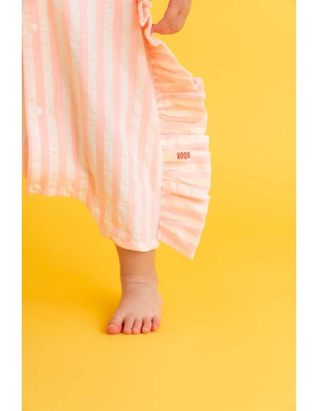 Angel rompas (pink stripe)