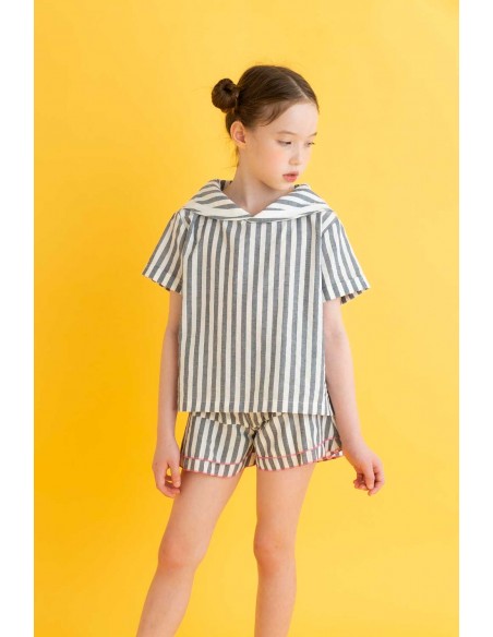 Theo sailer tops (black stripe)
