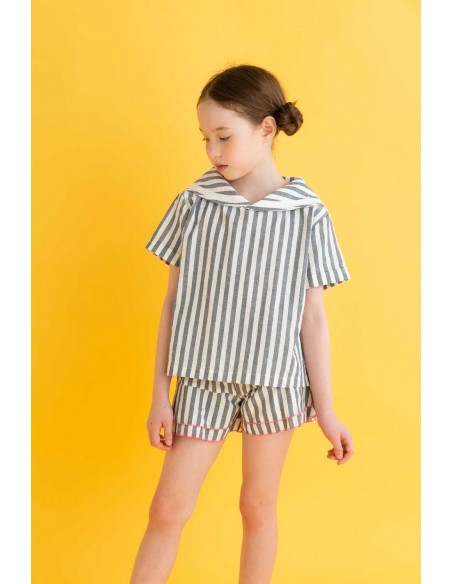 Theo sailer tops (black stripe)