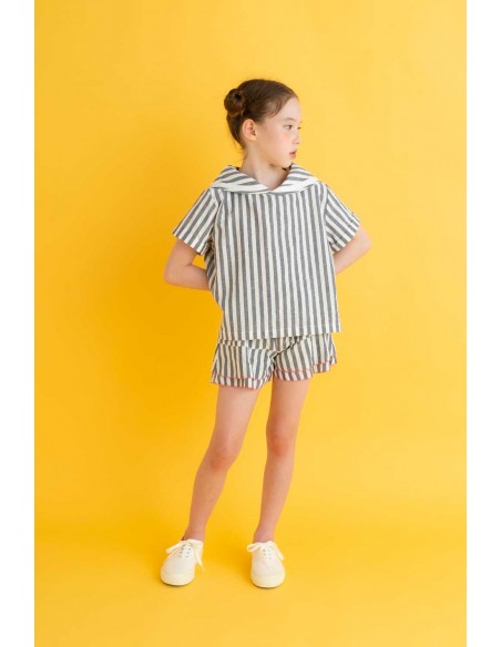 Theo sailer tops (black stripe)