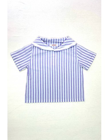 Theo sailer tops (purple stripe)