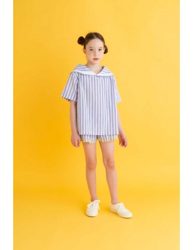 Theo sailer tops (purple stripe)