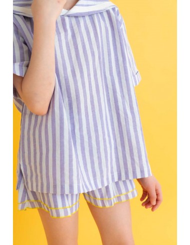 Theo sailer tops (purple stripe)