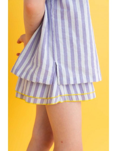 Theo sailer tops (purple stripe)