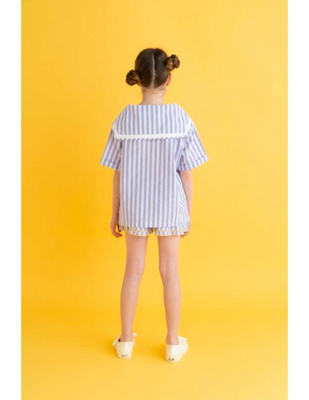 Theo sailer tops (purple stripe)