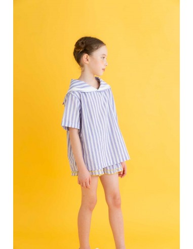 Theo sailer tops (purple stripe)