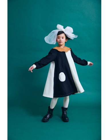 Sapan one-piece(black x o.white)