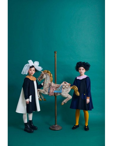 Sapan one-piece(black x o.white)