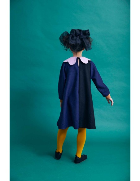 Sapan one-piece(navy x black)