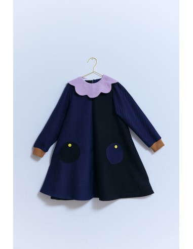 Sapan one-piece(navy x black)