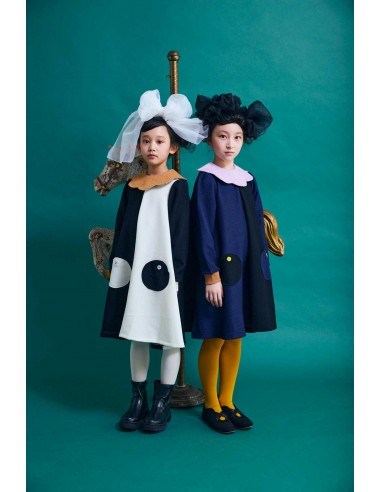 Sapan one-piece(navy x black)