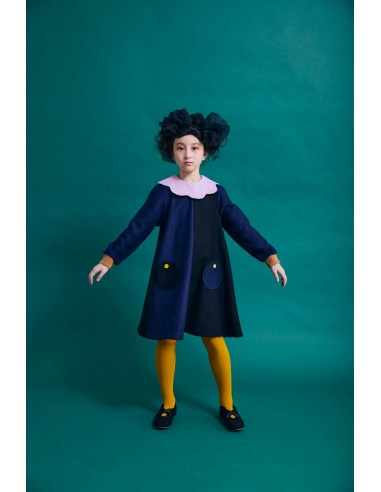 Sapan one-piece(navy x black)