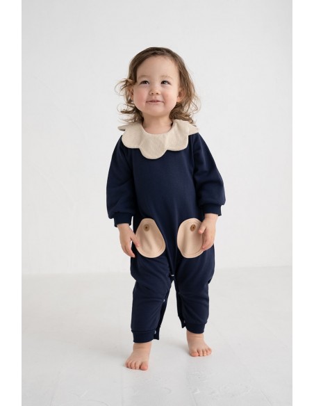 copy of Abeille rompas(navy x brown)