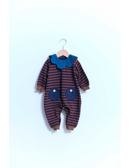 Abeille rompas(navy x brown)