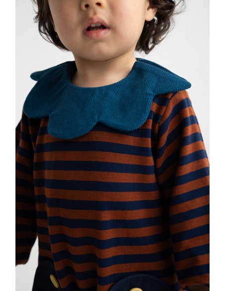 Abeille rompas(navy x brown)