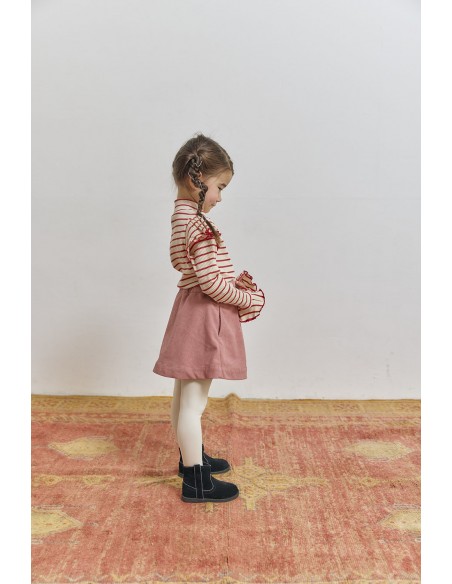 Chisa tops(red border)