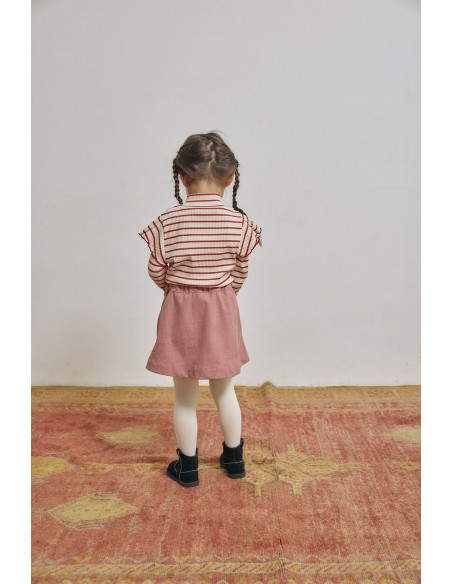 Chisa tops(red border)