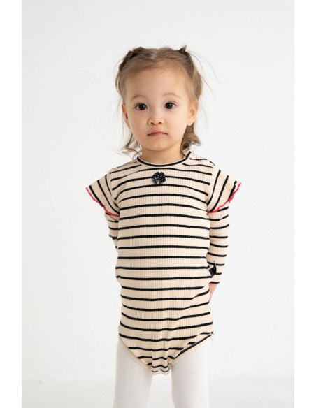 Frill baby body(black border)