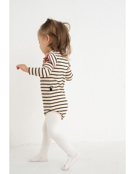 Frill baby body(black border)