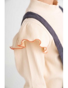 Chisa tops(white beige) 2