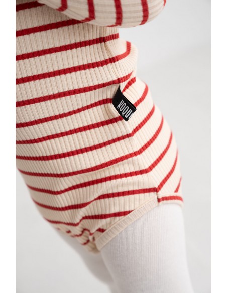 Frill baby body(red border)