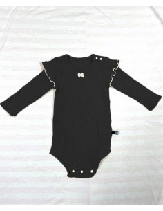 Frill baby body(black)