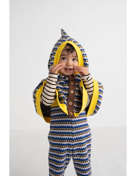 Oslo salopette(bleu motif)