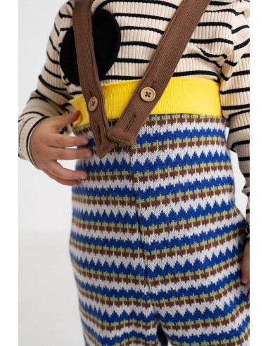 Oslo salopette(bleu motif)