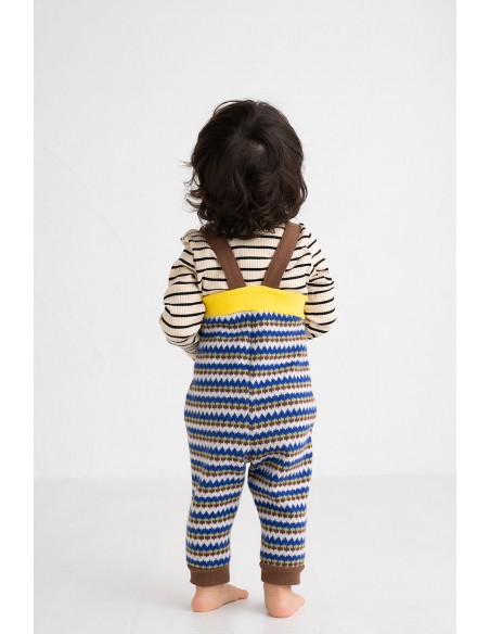 Oslo salopette(bleu motif)