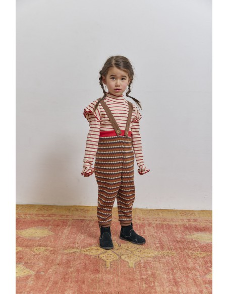 Oslo salopette(brown motif)