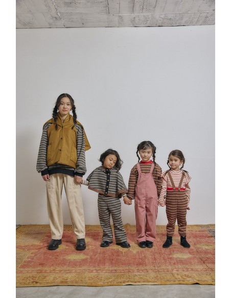 Oslo salopette(brown motif)