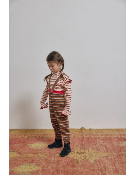 Oslo salopette(brown motif)